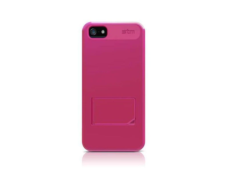 STM Arvo Protective Case for iPhone 5 - Dual Layer Case with Stand - Pink