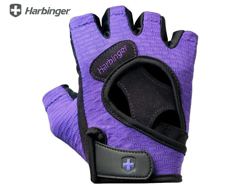 Harbinger Women's FlexFit Strength Gloves - Black/Purple