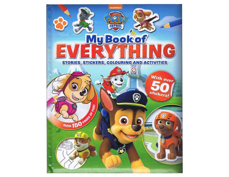 Paw Patrol My Book Of Everything Hardcover Book