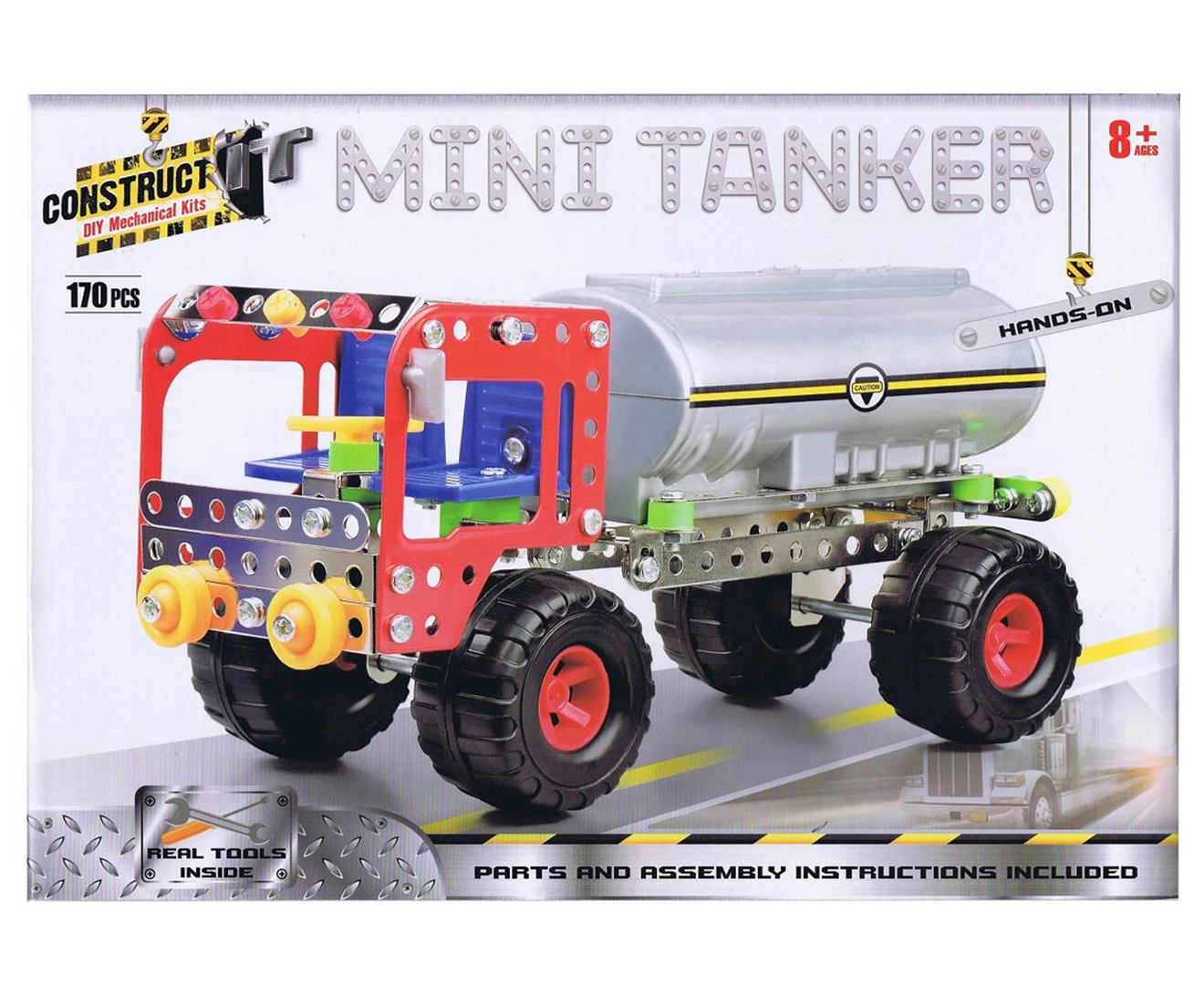 Construct IT Mini Tanker 170-Piece DIY Mechanical Kit