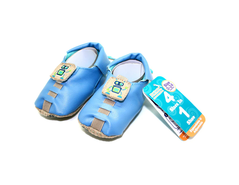 Shupeas Robot Design - Expandable & Adjustable Soft Sole Baby Shoes