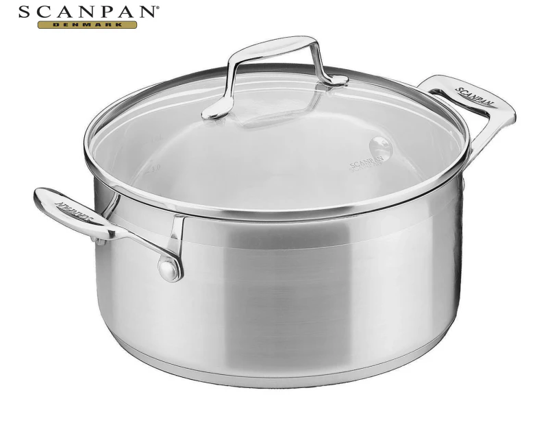 Scanpan 20cm / 3.5L Stainless Steel Impact Dutch Oven w/ Lid