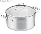 Scanpan 24cm/4.8L Stainless Steel Impact Dutch Oven w/ Lid