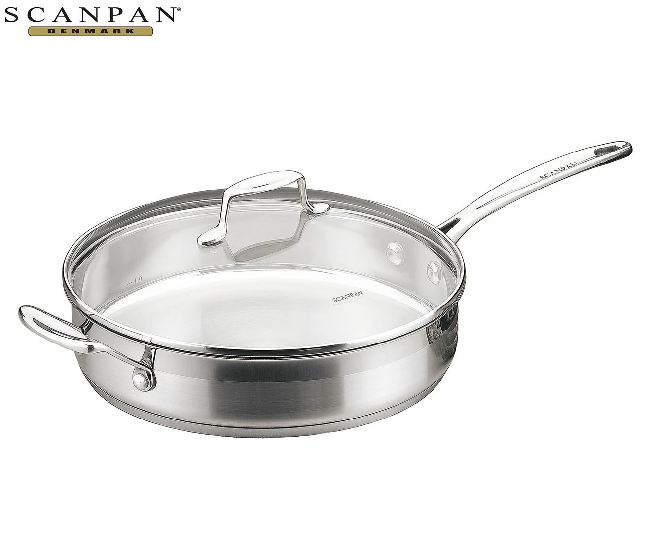 Scanpan 28cm Stainless Steel Impact Sauté Pan w/ Lid