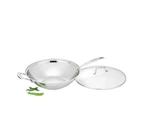 Scanpan 36cm Stainless Steel Impact Covered Wok w/ Lid