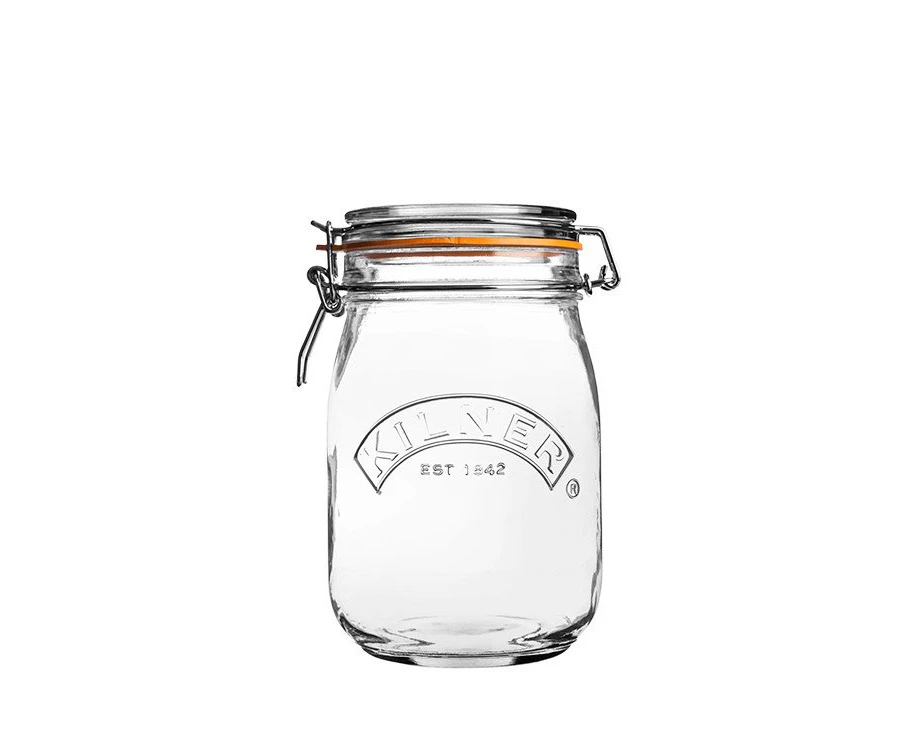 Kilner Clip Top Round Jar 1L