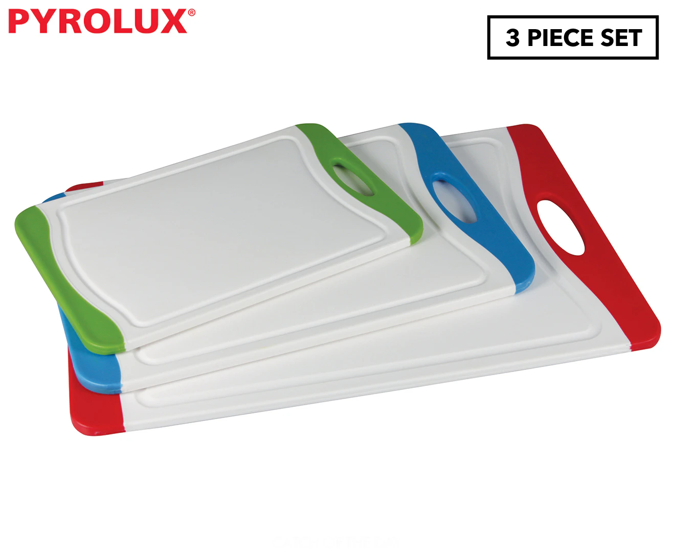 Pyrolux 3-Piece Precision Cutting Board Set