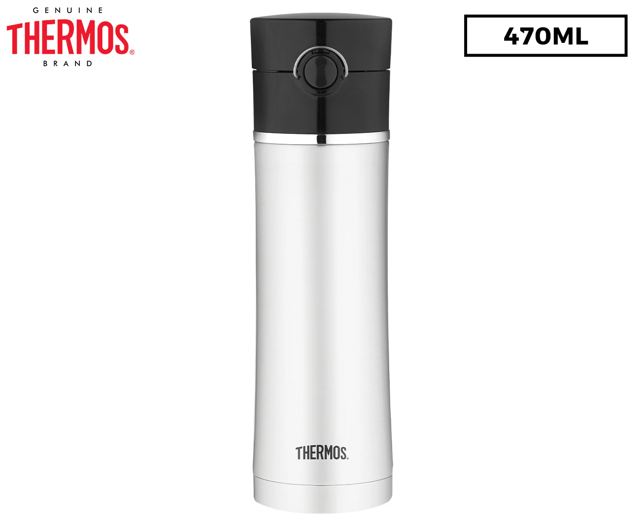 Thermos Sipp Vacuum Insulated Stainless Steel Bottle with Tea Infuser 470ml