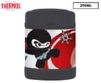 Thermos Funtainer 290mL Ninja Insulated Food Jar - Black/Multi 1