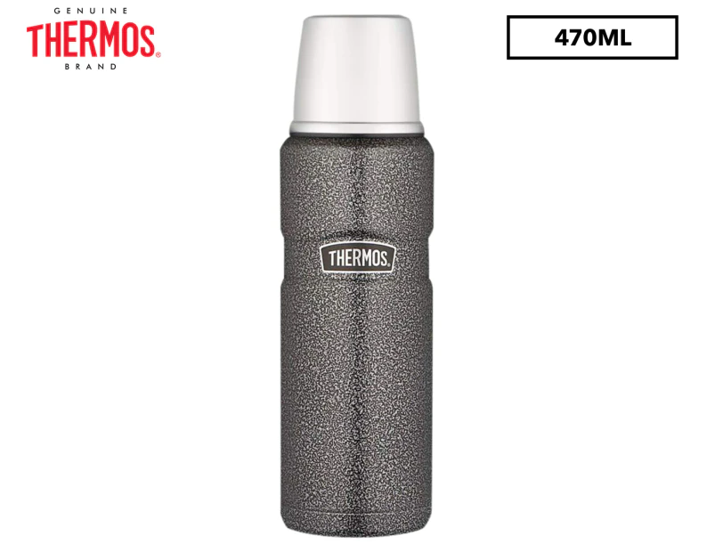 Thermos 470mL Stainless King Vacuum Insulated Flask - Hammertone