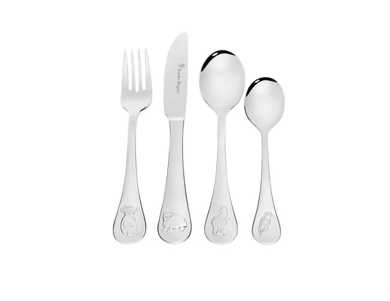 Stanley Rogers Children's Cutlery Set 4pc Australian Animals