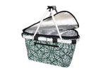 Sachi Insulated Carry Basket with Lid Bohemian Green
