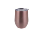 Oasis Stainless Steel Double Wall Insulated Wine Tumbler 330ml - Rosé