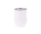 Oasis Pastel Double Wall Insulated Wine Tumbler 330ml White