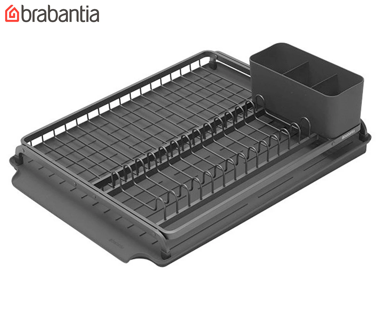 Brabantia Dish Drying Rack - Dark Grey