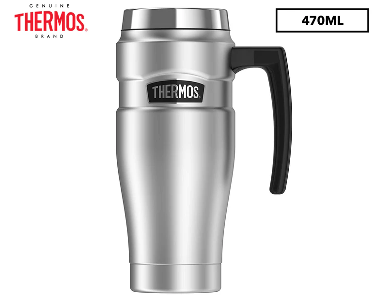 Thermos 470mL Stainless King Vacuum Insulated Travel Mug - Silver