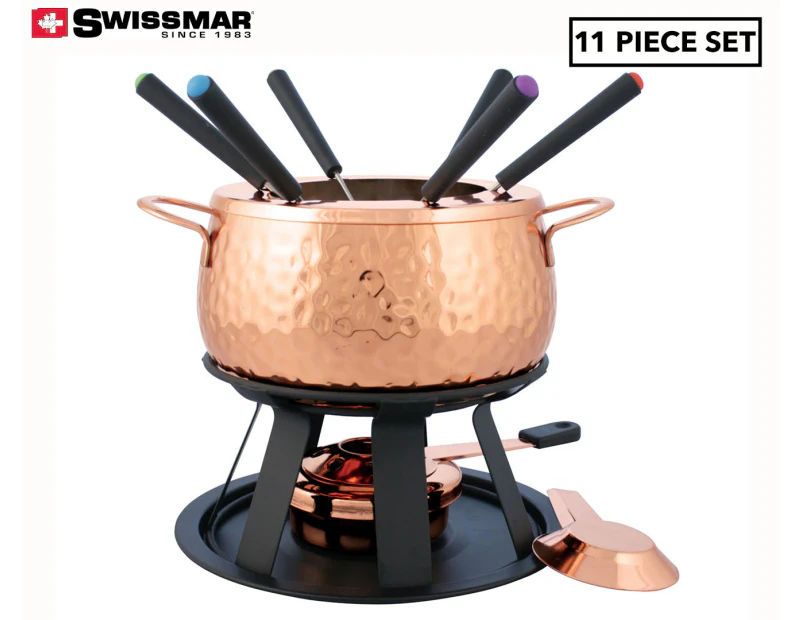 Swissmar 75840  11 Piece Fondue Set COPPER Copper