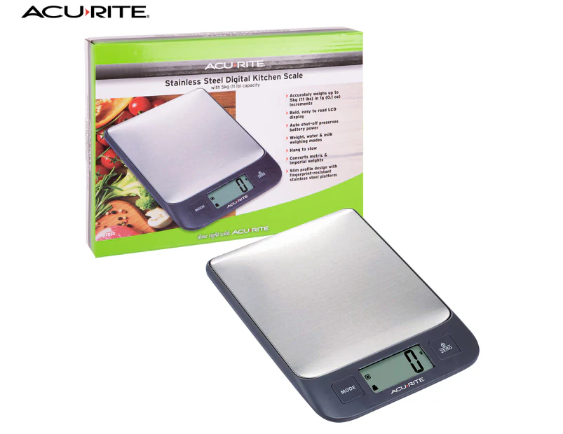 Acurite Stainless Steel Digital Kitchen Scale