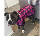 Waterproof Dog Coat 3009 - Pink Check