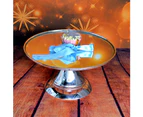 25 cm (10-inch) Round  Silver Plate  Mirror Cake stand  Angelique collection CSM25SSX