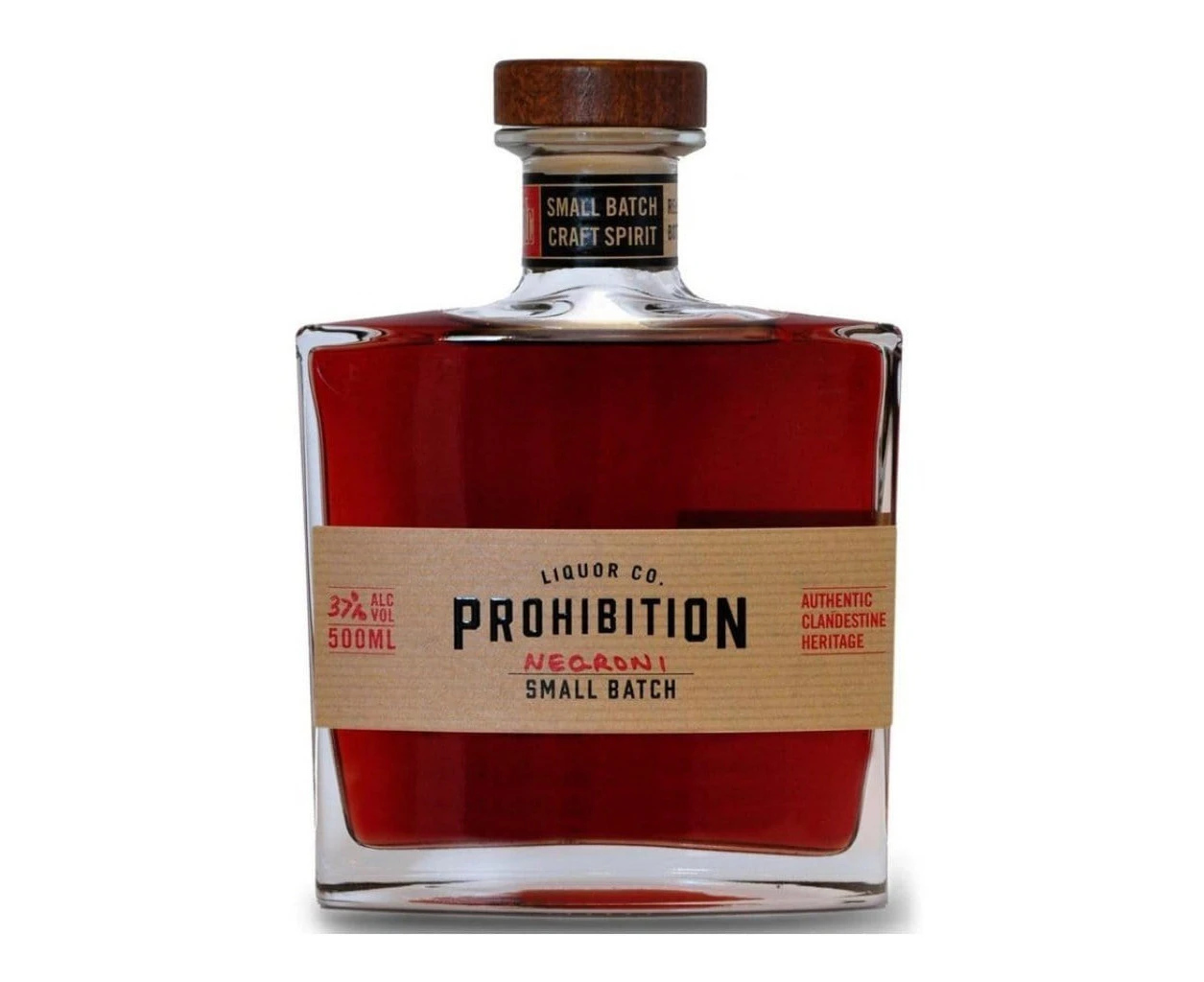 Prohibition Bathtub Cut Negroni 37% 500ml Australia Gin