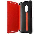 HTC One MAX HC V880 Hard Shell with Flip - Black/Red