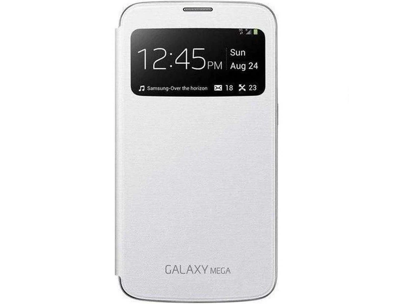 Samsung S-View Cover Case suits Samsung Galaxy Mega - White