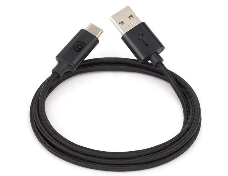 GRIFFIN PREMIUM USB-C TO USB-A CHARGE/SYNC CABLE (1.8-M)- BLACK