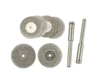 AB Tools Diamond Cutting Disc Rotary Tool 6pc Mini & Drills Hobby Crafts TE723