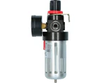 AB Tools Mini HVLP Gravity Feed Spray Gun 1mm & Inline Moisture Trap/ Pressure Regulator