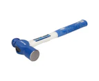 AB Tools 32oz (800g) Ball Pein Hammer with Fibreglass Shaft and TPR Rubberised Handle