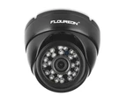 FLOUREON 1080P 2.0MP 3000TVL PAL Vandalproof CCTV DVR Waterproof Security AHD Dome DVR Camera Night Vision-Black