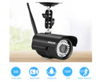 Szsinocam 720P Waterproof WLAN Wireleess 1.0Megapixel CCTV WiFi IP Camera AU-Black