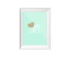 Toucan Hello Lovely Wall Print - Lavender