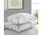 Queen King Super King Size Bed Embossed Coverlet Bedspread Set Comforter Quilt White