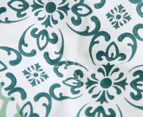 Gioia Casa Oliver Printed All Seasons Cloud-Like Double Bed Quilt - Green/White