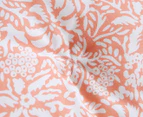 Gioia Casa Flora Printed All Seasons Cloud-Like King Bed Quilt - Coral/White
