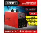 Giantz 3 in 1 AC/DC TIG MMA 250A Inverter Welder Pulse Function Suitable Aluminum