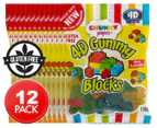 12 x Chunky Funkeez 4D Gummy Blocks 150g