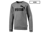 Puma Boys' Essentials Crew Sweater - Grey Heather