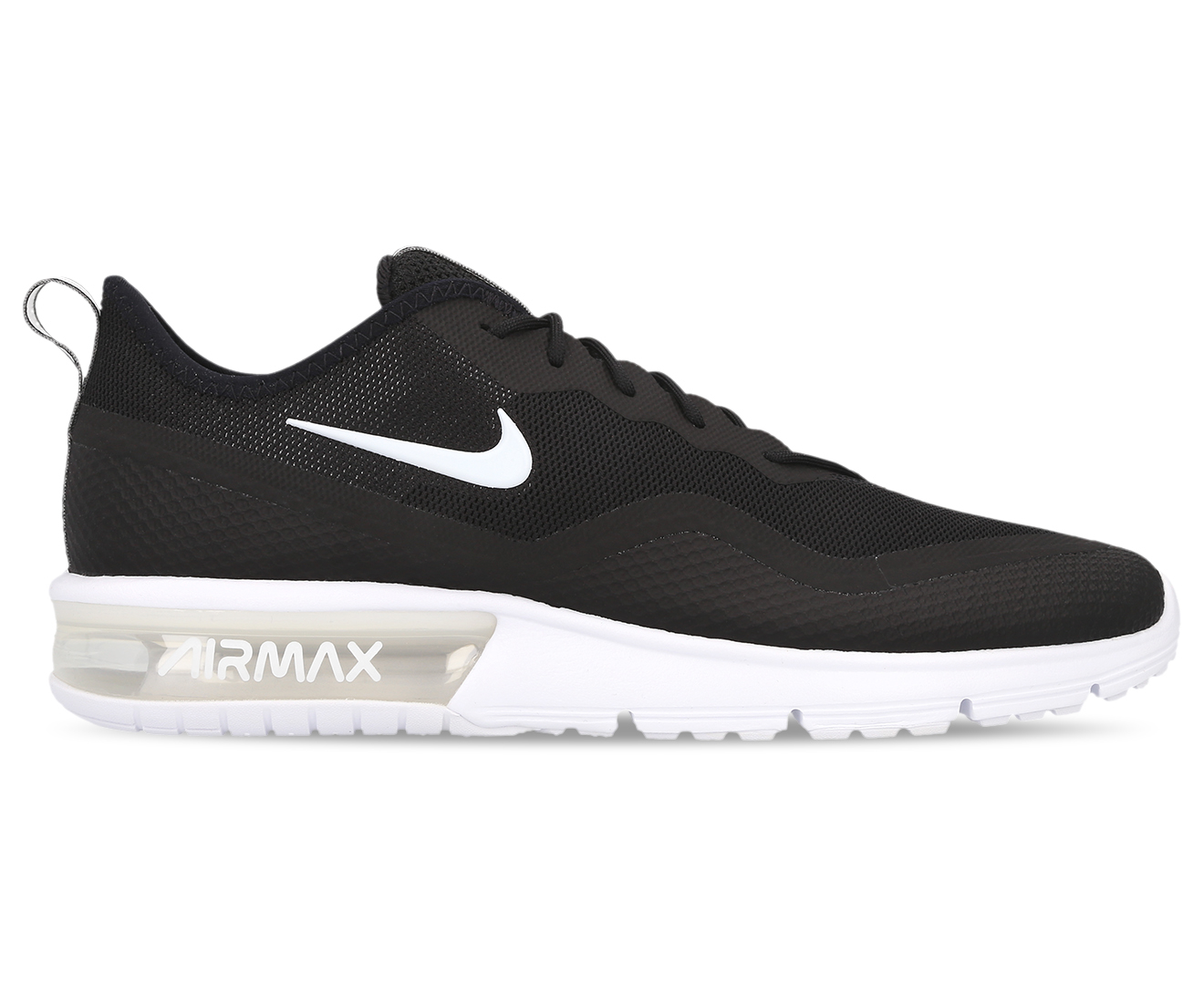 Nike Men s Air Max Sequent 4.5 Shoe Black White Catch