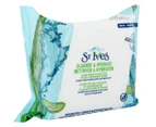 25pk St. Ives Cleanse & Hydrate Aloe Vera Face Wipes