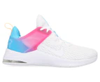Nike Women's Air Max Bella TR 2 Trainer Sports Shoes - White/Blue Fury