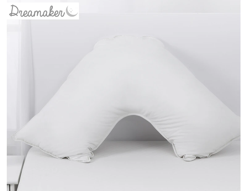 Dreamaker Down Alternative V-Shaped Pillow