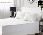 Dreamaker Knitted Bamboo Waterproof King Single Bed Mattress Protector