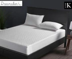 Dreamaker Cotton Quilted Waterproof Super King Bed Mattress Protector