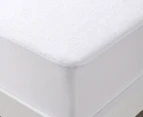 Dreamaker Cotton Terry Towelling Waterproof Mattress Protector