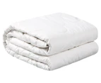 Dreamaker 100% Cotton All-Seasons Super King Bed Quilt - White