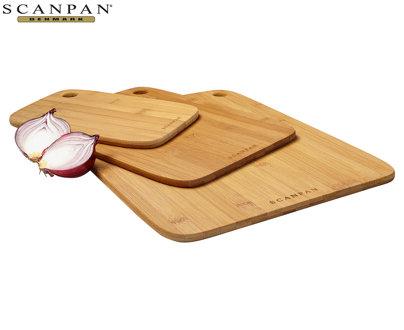 Scanpan Bamboo Cutting Board Set 3pc -18191