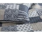 Queen King Size Bed Luxury 100% Cotton Coverlet / Bedspread Set Comforter Patchwork Quilt 230x250cm Black Forest 7